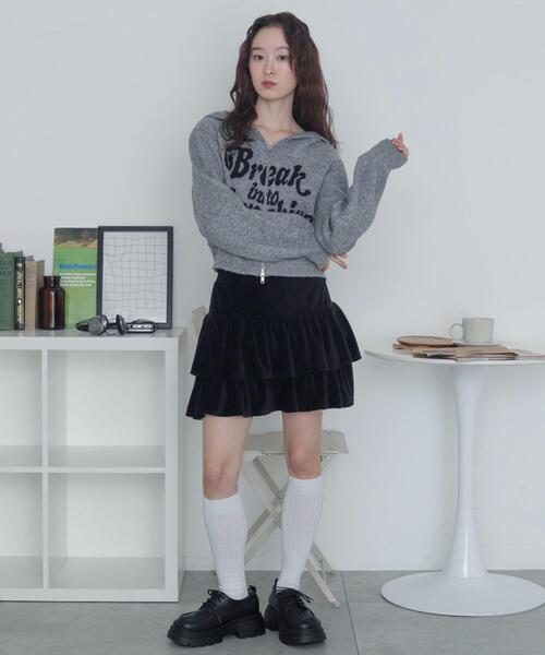 WEGO（ウィゴー） ニット セーター WEGO/フラッフィーグラフィック