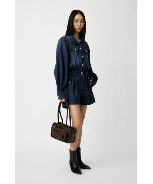 MOUSSY（マウジー） オールインワン 「26年SS新作」DENIM SHORT