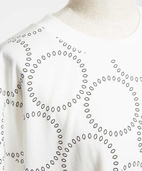 「gomme」 半袖Tシャツ MEDIUM ブラック×ホワイト レディース_画像5