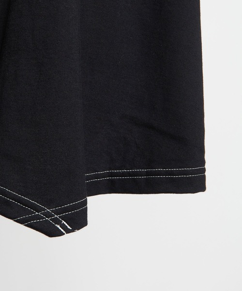 「gomme」 半袖Tシャツ MEDIUM ブラック×ホワイト レディース_画像7
