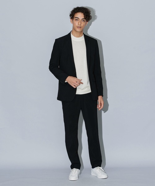 「NANO universe」 「Damerino」スーツ S ネイビー メンズ_画像3