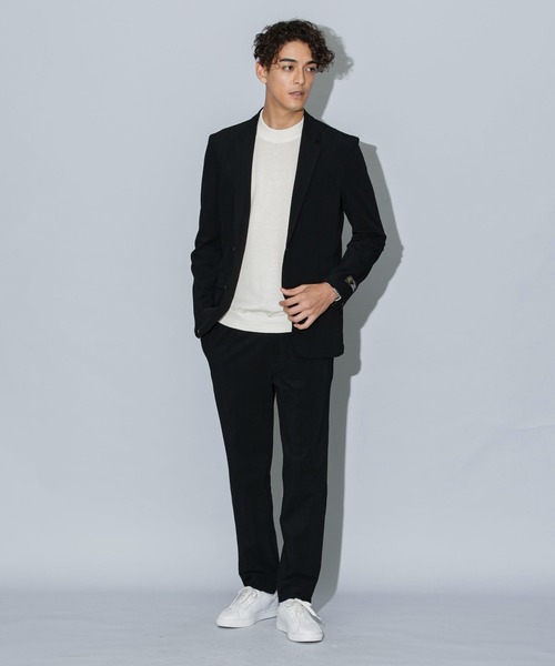 「NANO universe」 「Damerino」スーツ S ネイビー メンズ_画像4