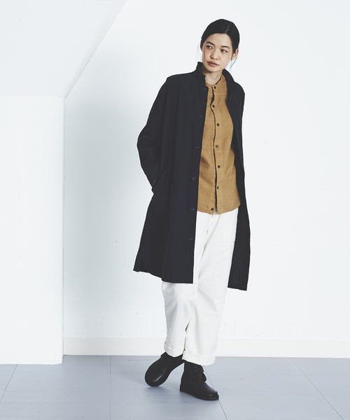 Plantation（プランテーション） コート M size ネイビー レディース