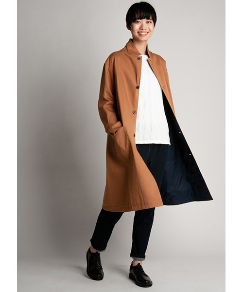 Plantation（プランテーション） コート M size ネイビー レディース