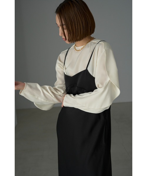 「MIESROHE」 長袖ブラウス FREE ブラック レディース_画像2