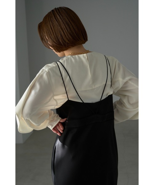 「MIESROHE」 長袖ブラウス FREE ブラック レディース_画像7