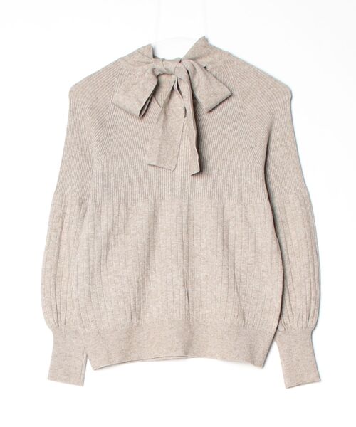 「Torrazzo Donna」 長袖ニット FREE ベージュ レディース_画像2