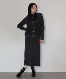 J by blue（ジェイバイブルー） ワンピース シャギーベスト＆ニット