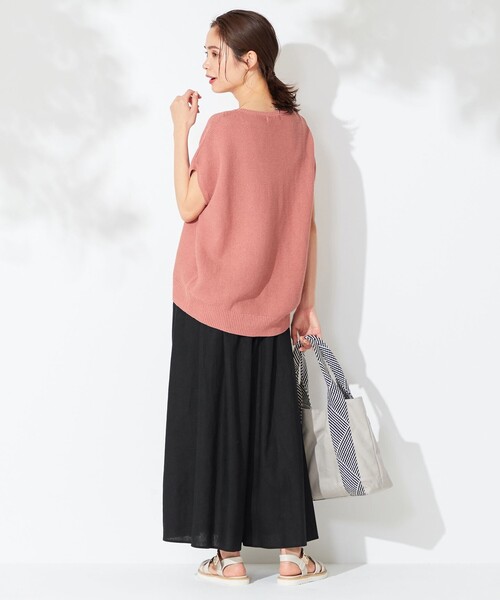 「ANY」 「anyFAM」イージーパンツ 2 グレー レディース_画像4