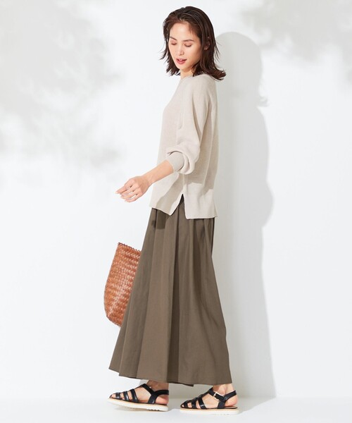 「ANY」 「anyFAM」イージーパンツ 2 グレー レディース_画像6
