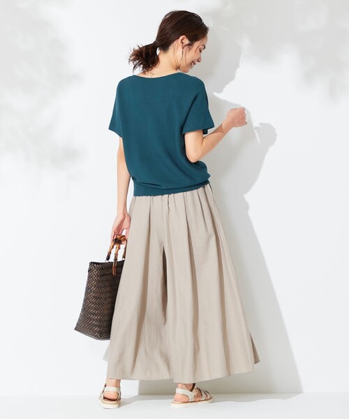 「ANY」 「anyFAM」イージーパンツ 2 グレー レディース_画像8