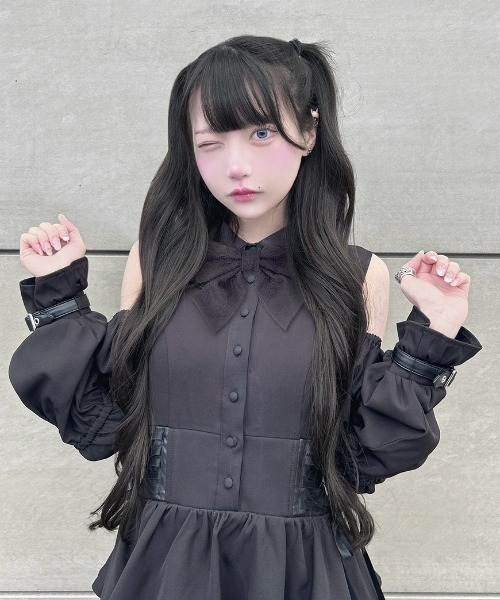 ililil（イルイルイル） 長袖ワンピース FREE ブラック レディース