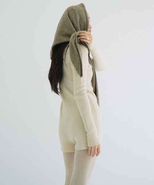 CLANE（クラネ） オールインワン WOOL SHORT KNIT ALL IN ONE