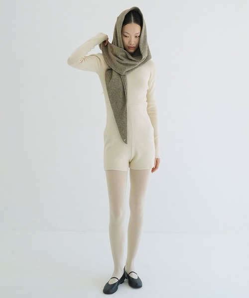 CLANE（クラネ） オールインワン WOOL SHORT KNIT ALL IN ONE