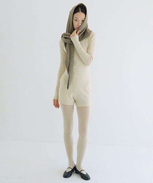 CLANE（クラネ） オールインワン WOOL SHORT KNIT ALL IN ONE