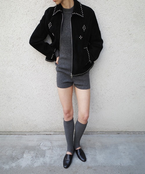 CLANE（クラネ） オールインワン WOOL SHORT KNIT ALL IN ONE