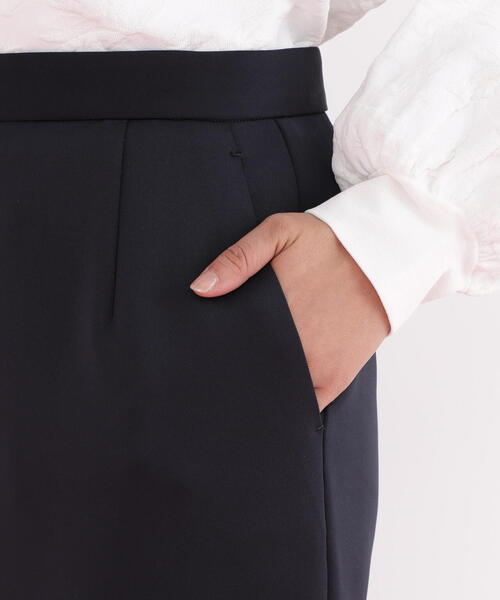 【美品】PINKY & DIANNE 　ベルト付きサイドラッフルスカート 38 美品】PINKY & DIANNE ベルト付きサイドラッフルスカート 38