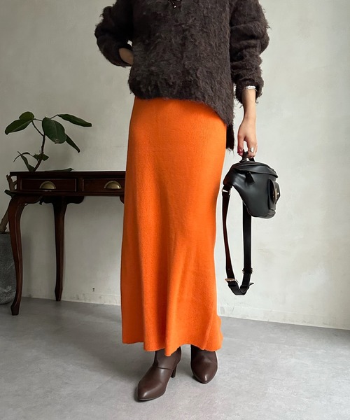 「DouDou」 タイトスカート FREE ホワイト レディース_画像3