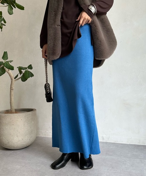 「DouDou」 タイトスカート FREE ホワイト レディース_画像4