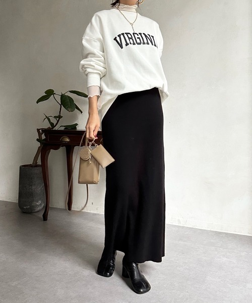 「DouDou」 タイトスカート FREE ホワイト レディース_画像6