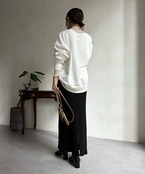 「DouDou」 タイトスカート FREE ホワイト レディース_画像8