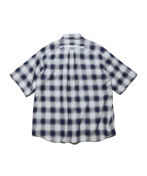 uniform experiment シャツ 半袖 ROPE INDIGO RELAX-FIT S/S SHIRT
