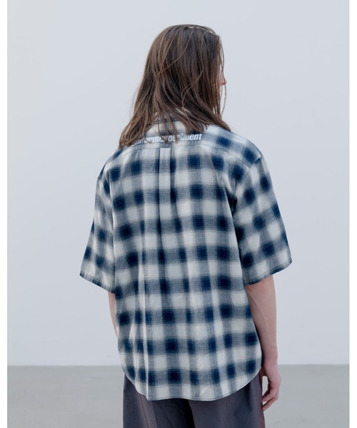 uniform experiment シャツ 半袖 ROPE INDIGO RELAX-FIT S/S SHIRT