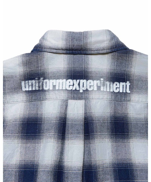 uniform experiment シャツ 半袖 ROPE INDIGO RELAX-FIT S/S SHIRT