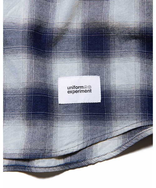 uniform experiment シャツ 半袖 ROPE INDIGO RELAX-FIT S/S SHIRT