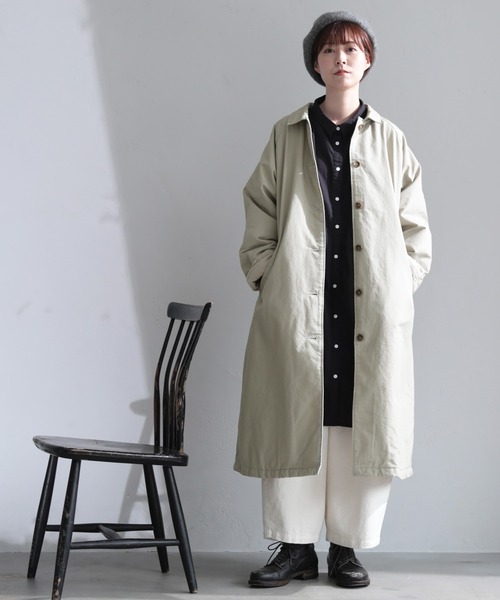 soulberry（ソウルベリー） ステンカラーコート 4L ライトベージュ