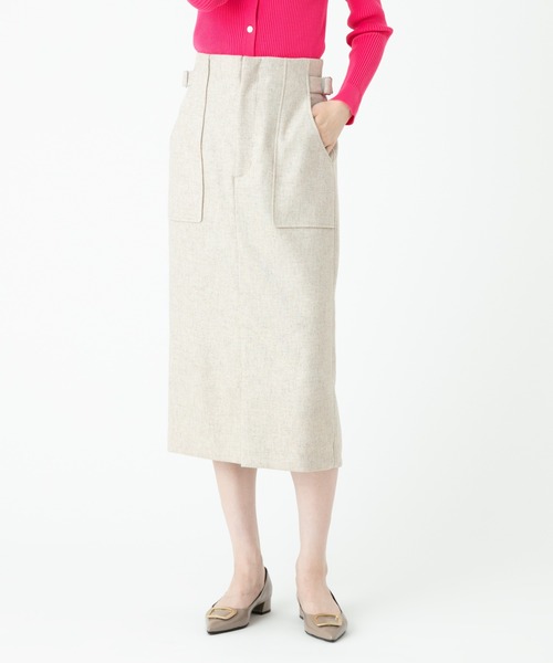 「allureville」 スカート 2 グレー レディース_画像2