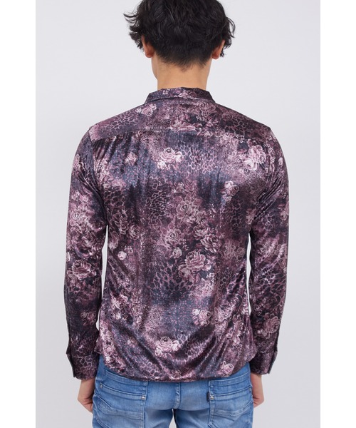 TORNADO MART（トルネードマート） シャツ レオパードローズプリント