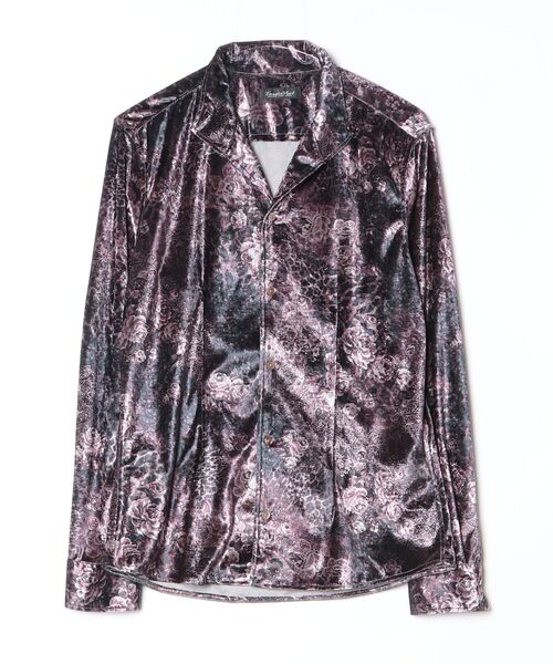 TORNADO MART（トルネードマート） シャツ レオパードローズプリント