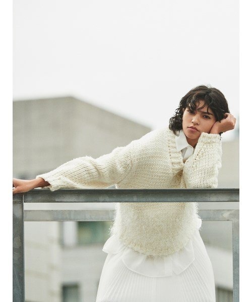 「styling/」 長袖シャツ ONE SIZE ホワイト レディース_画像2