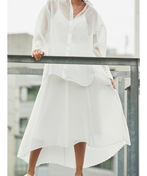 「styling/」 長袖シャツ ONE SIZE ホワイト レディース_画像3