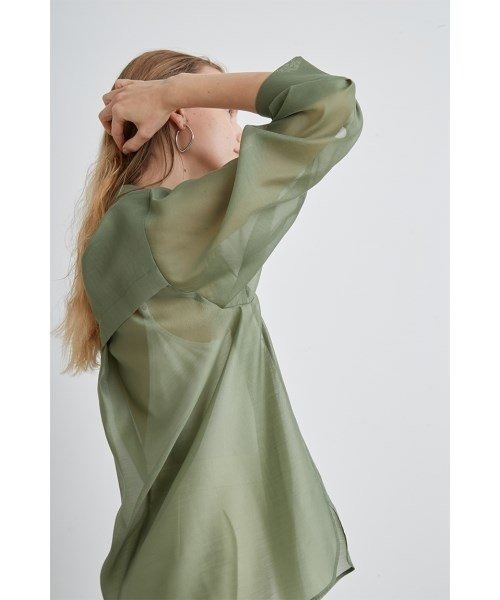 「styling/」 長袖シャツ ONE SIZE ホワイト レディース_画像6