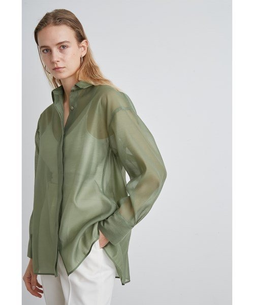 「styling/」 長袖シャツ ONE SIZE ホワイト レディース_画像7