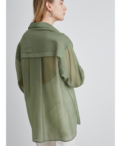 「styling/」 長袖シャツ ONE SIZE ホワイト レディース_画像9