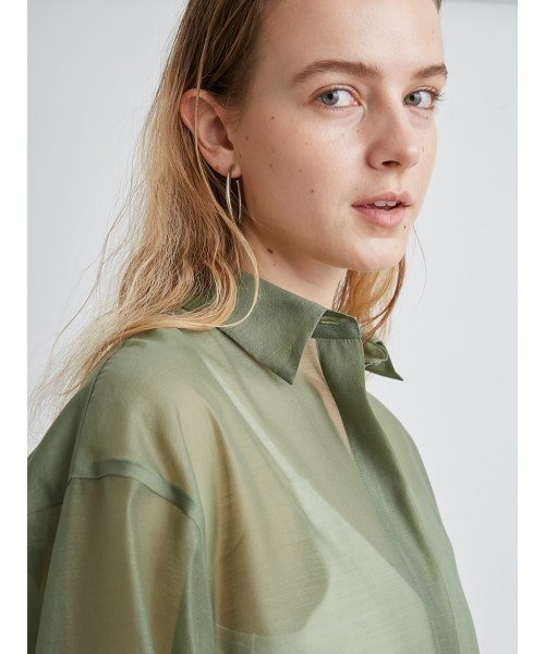 「styling/」 長袖シャツ ONE SIZE ホワイト レディース_画像10