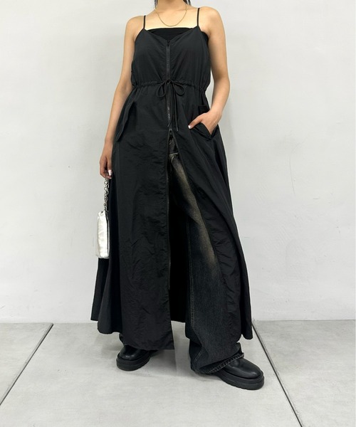 「Six M」 キャミソールワンピース FREE ブラック レディース_画像4