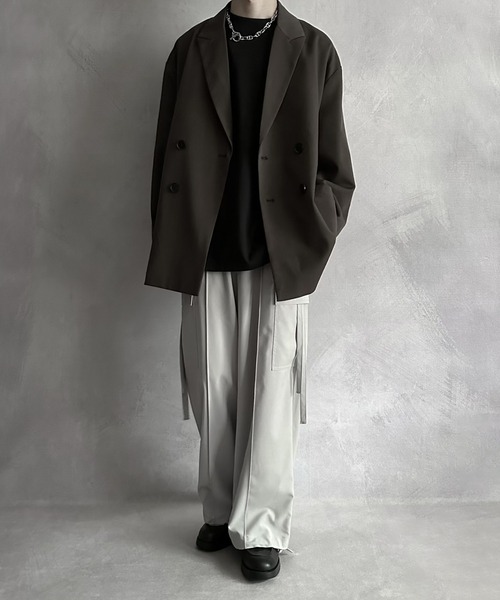 「SERACE」 カーゴパンツ M チャコールグレー メンズ_画像7