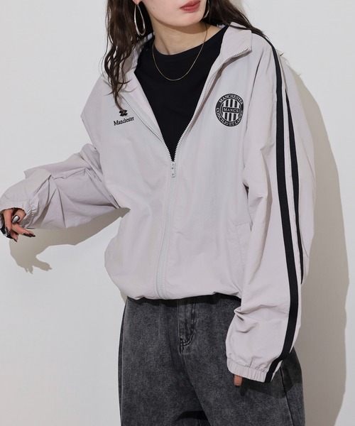 「FUNALIVE」 ナイロンブルゾン LL チャコールグレー メンズ_画像7