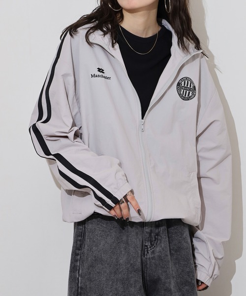 「FUNALIVE」 ナイロンブルゾン LL チャコールグレー メンズ_画像9