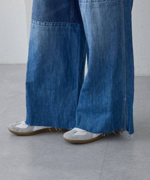 etsinta（エシンタ） デニムパンツ ONE SIZE インディゴブルー