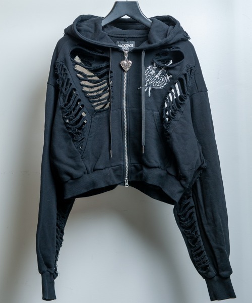 BACKSTAGE PASS（バックステージパス） パーカー DESTROY HOODIE-VEIN