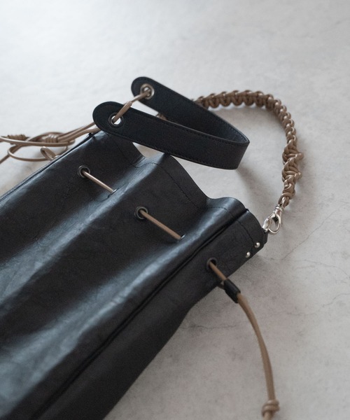 SENTI（センティ） ショルダーバッグ Dyneema Leather MEDICINE BAG L+