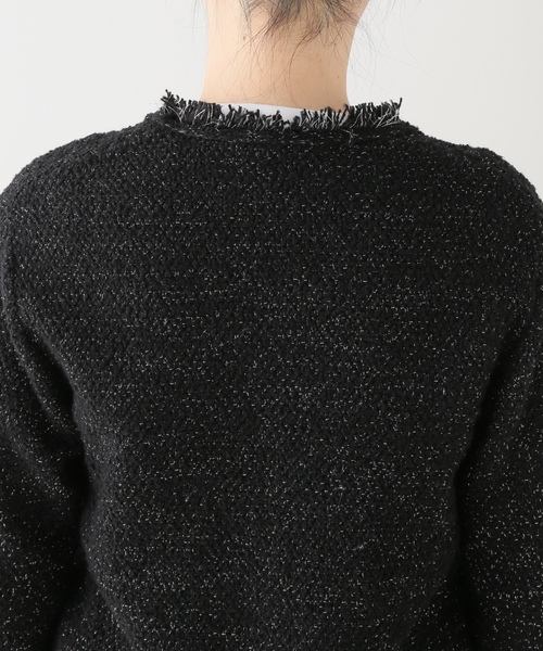 「Plage」 ツイードジャケット FREE ブラック レディース_画像8