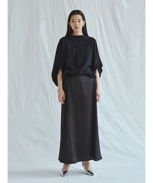 「styling/」 ロングスカート 1 ブルー レディース_画像4