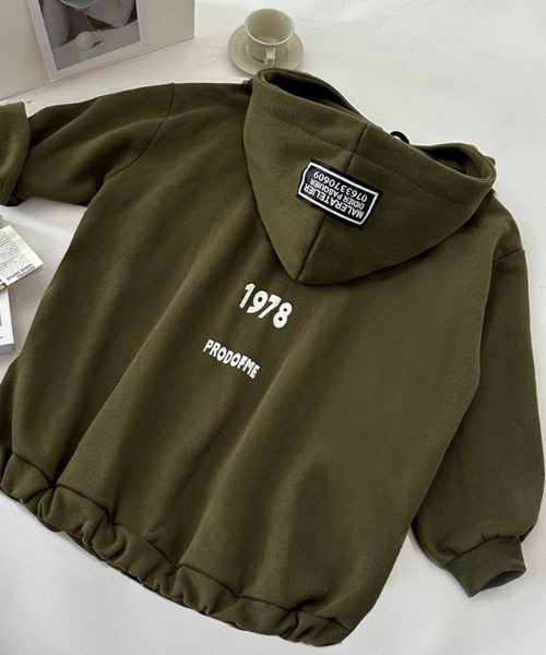 「COCOMOMO」 ジップアップパーカー M グレー レディース_画像5