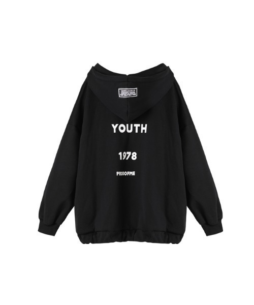 「COCOMOMO」 ジップアップパーカー M グレー レディース_画像7